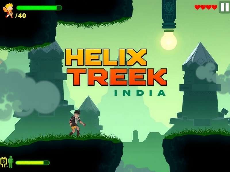 Helix Trek India Gameplay Screenshot